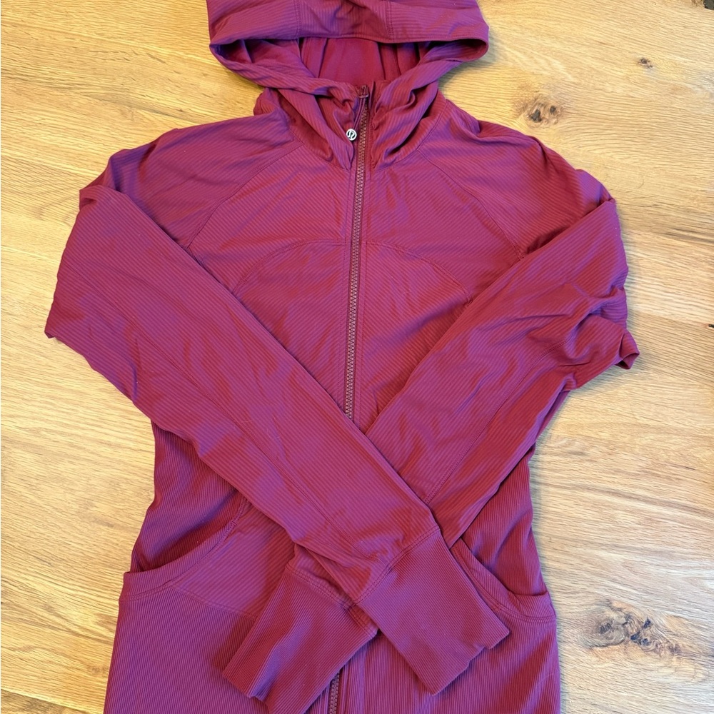 Lululemon Athletica Red Zip-Up Jacket